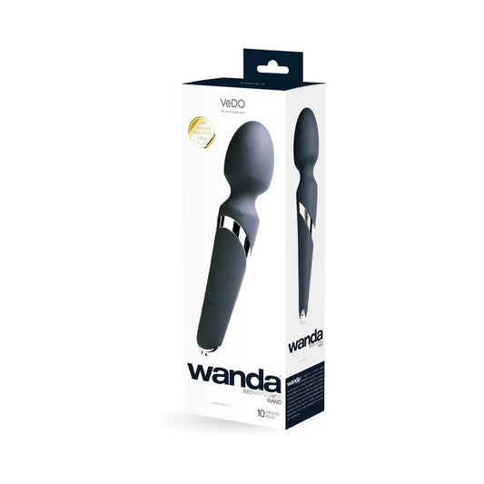 VeDO Wanda Vibrateur baguette rechargeable Just Black