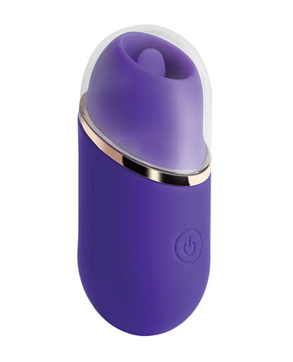 Vibrador Abby Mini Lame Clítoris - Morado