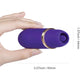 Vibrador Abby Mini Lame Clítoris - Morado