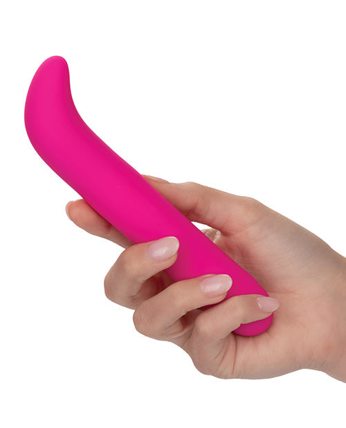 Vibrador G de silicona líquida Bliss - Rosa