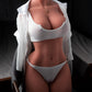 Muñeca sexual ElarisMax de 45 lb, de tamaño real, torso, TPE, realista