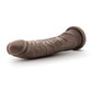 Dr. Skin Plus 9" Poseable Dildo - Chocolate