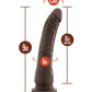 Dr. Skin Plus 9" Poseable Dildo - Chocolate