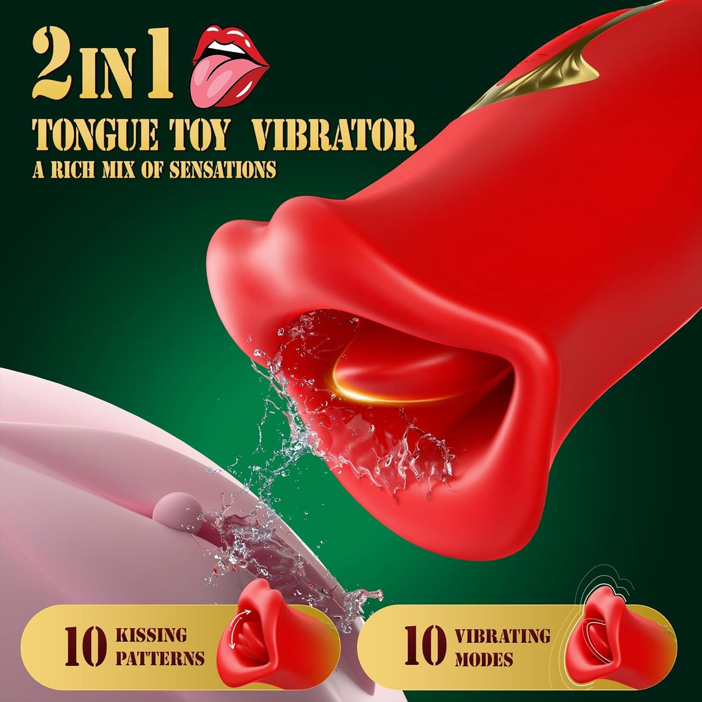 PlushCurve Clit Stimulation Tongue Vibrator