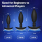 Juego de entrenamiento de plug anal con peso RadiantMuse