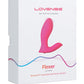 Vibrador doble para bragas Lovense Flexer - Rosa