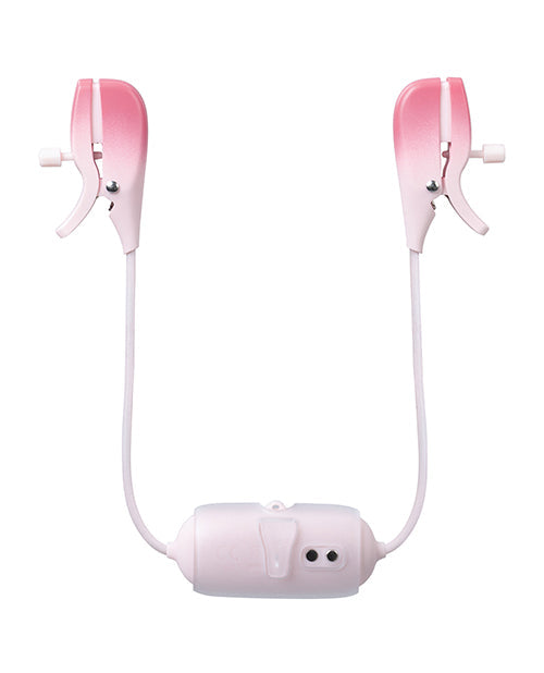 Pinzas vibradoras para pezones Lovense Gemini - Rosas
