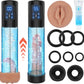 MaxExtender – Pompe pénienne et masturbateur masculin 2-en-1 – 4 modes d'entraînement, aspiration automatique