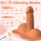 Vibrador de Dildo para Montar CowBoy