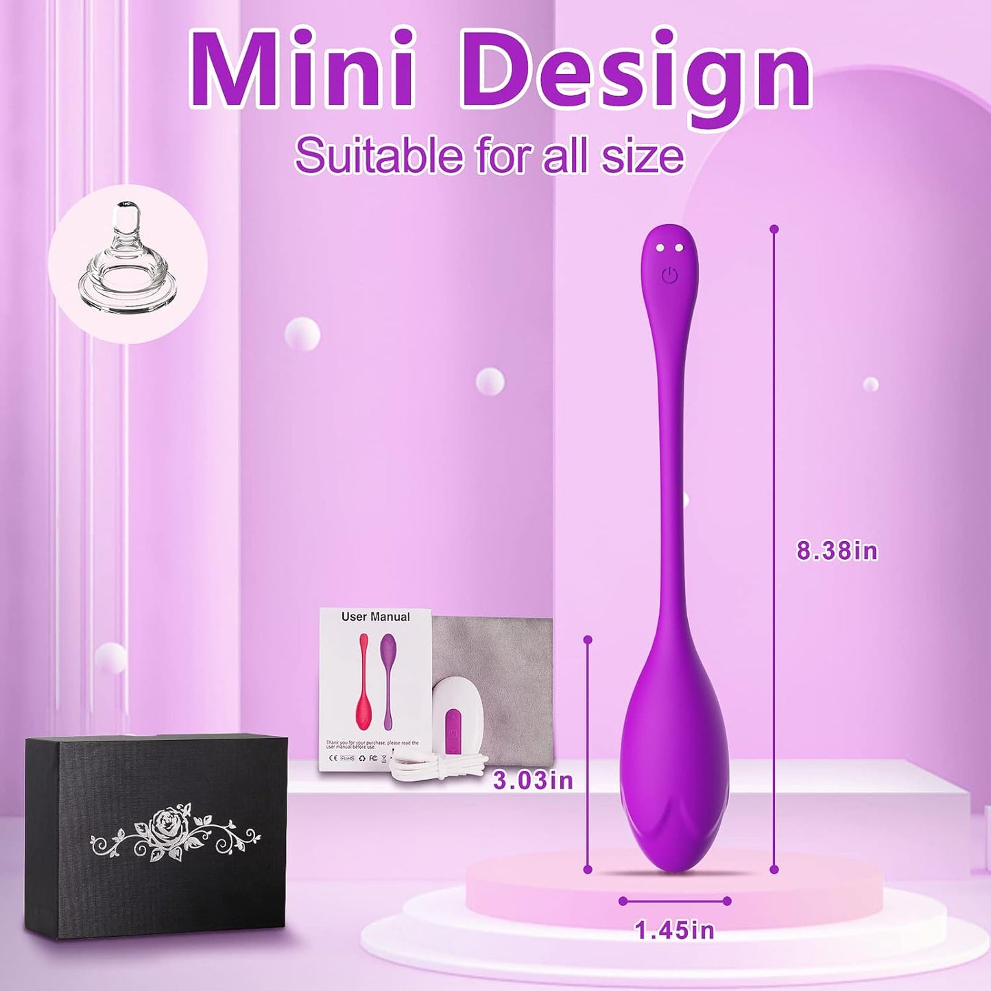 Vibrador Huevo Dildo HaloCharm