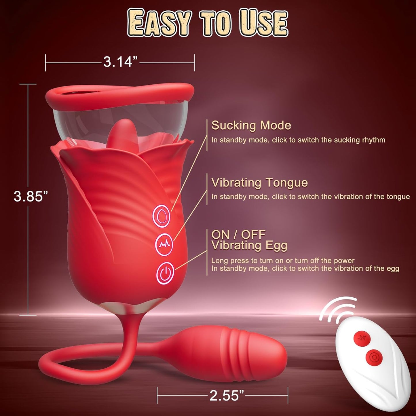 Vibrador succionador de clítoris de estimulación múltiple BloomLocks
