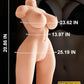 LustDiva 3-in-1 Realistic Sex Doll Torso with Vaginal, Anal & Breast Play