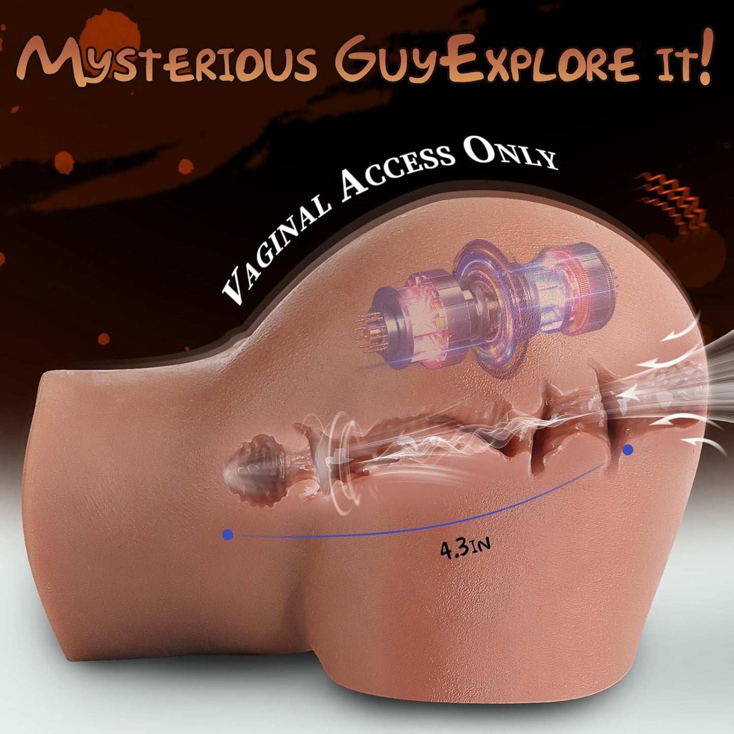 EmberTease Realistic Sucking & Vibrating Sex Doll