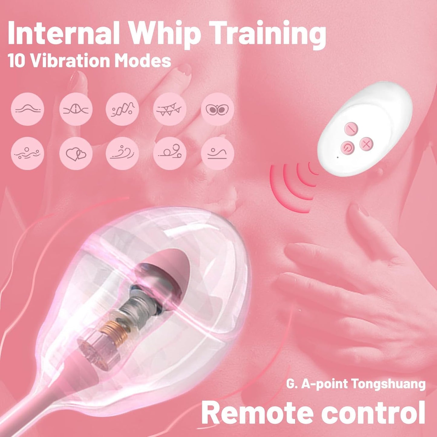 Vibrador inflable StellarRush de control remoto