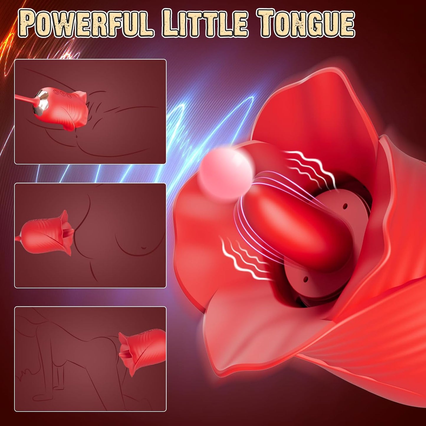 Vibrador succionador de clítoris de estimulación múltiple BloomLocks