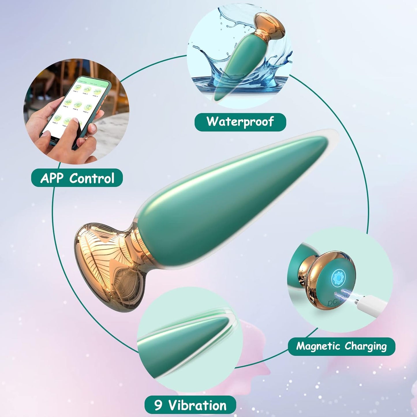 TenderRush Remote Control Anal Vibrator