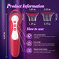 BlissBound Dual Tongue Licking & Sucking Vibrator