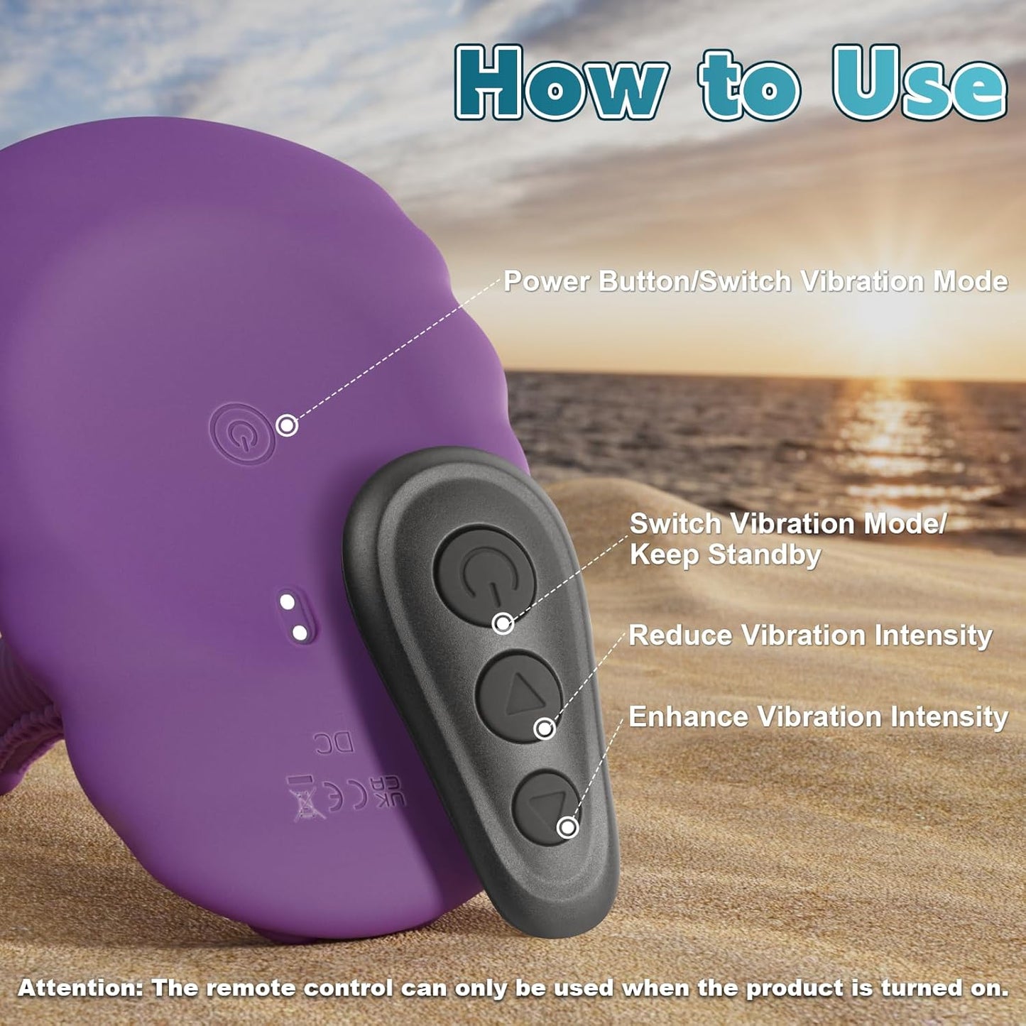 Dildo de tentáculos de monstruo de fantasía EuphorWave | Vibrador, Impermeable, Potente ventosa