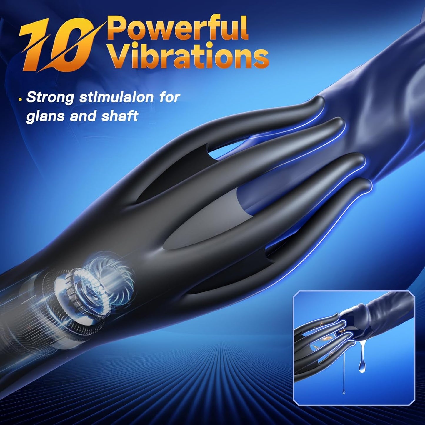 Masturbador de entrenamiento masculino OctoBloom
