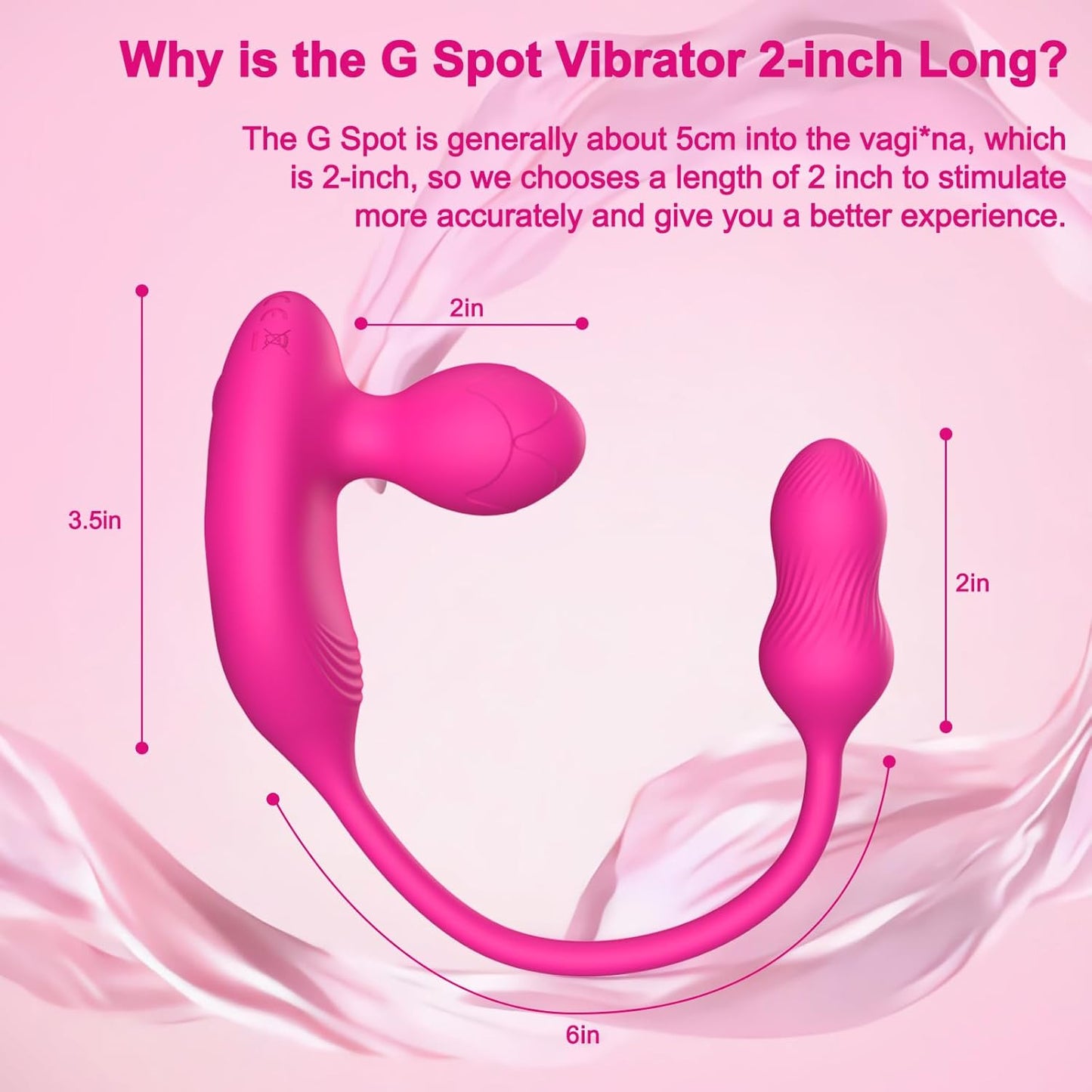 Vibrador de bragas anales para punto G PulseCharm para parejas