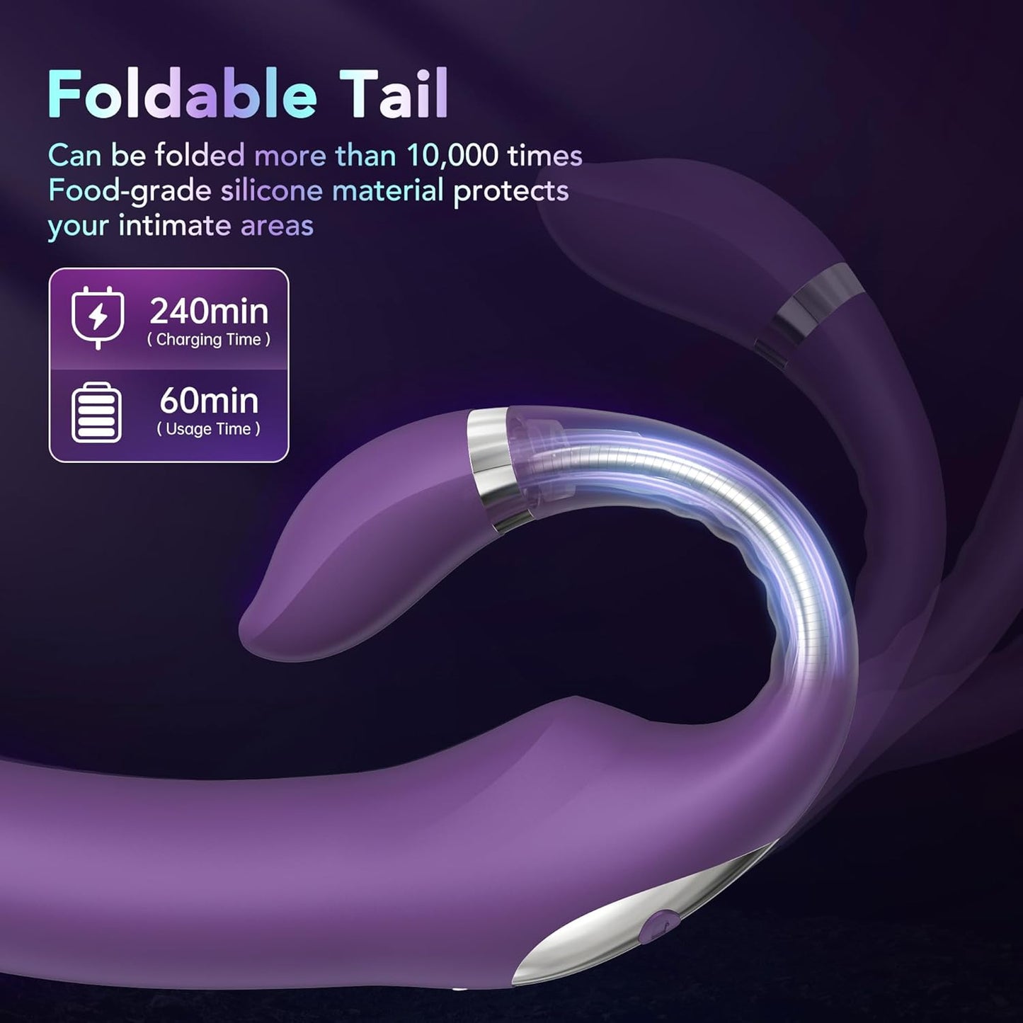 LoomDesire Vibrador Dildo de Estimulación de Punto G y Clítoris