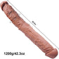 Dildo doble punta MegaFlex 20.5” XXL Juguete de silicona grueso