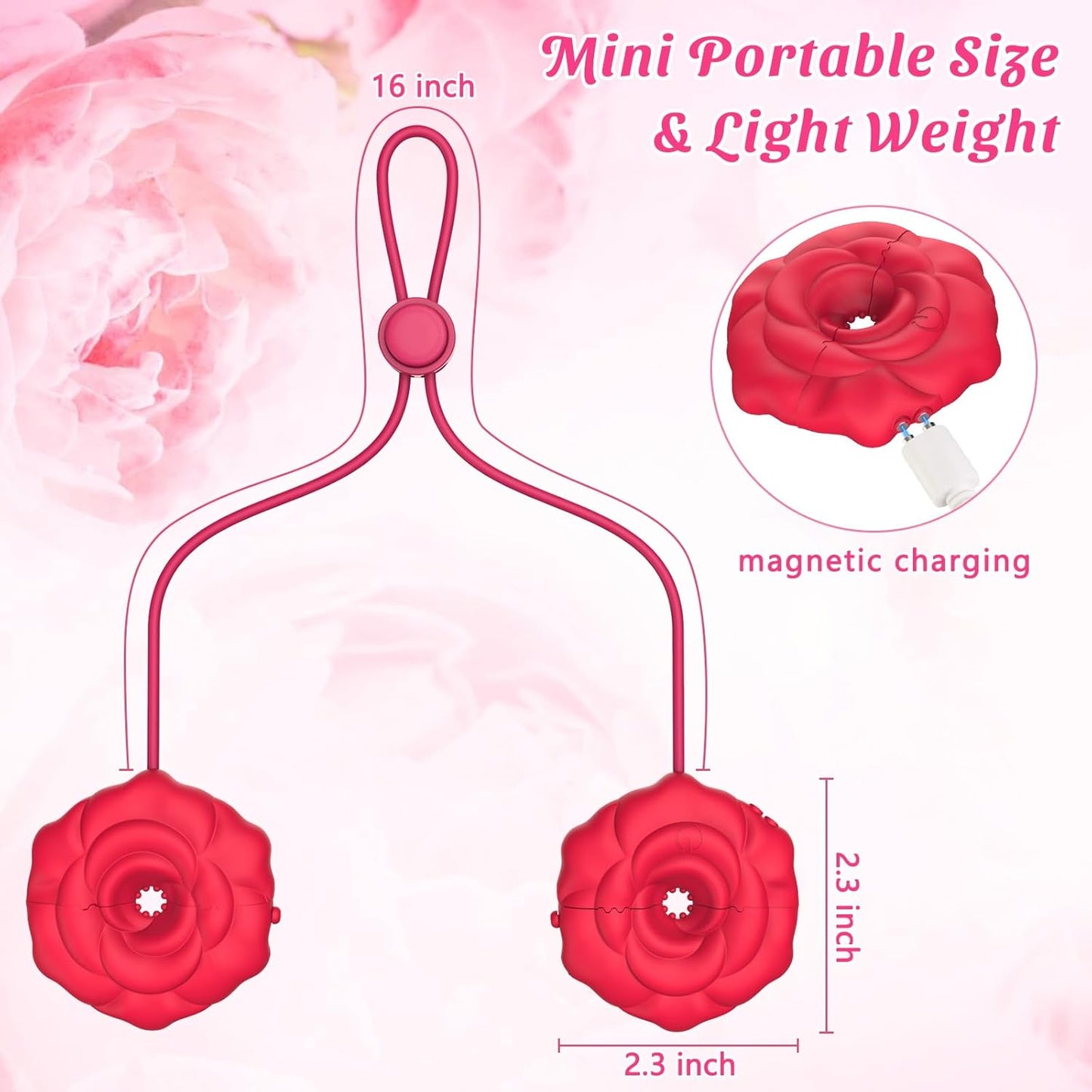 TenderGlow Multi Vibrations Nipple Clamps