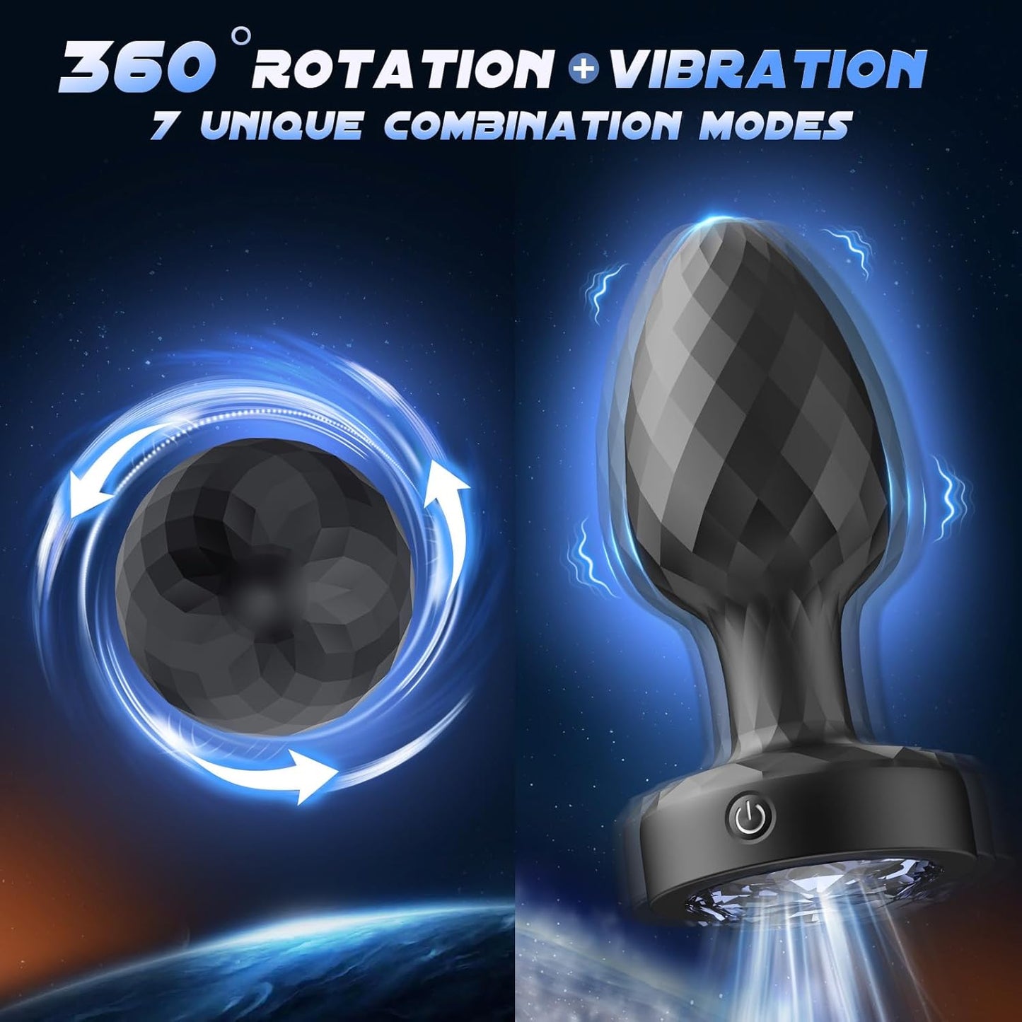 StormTease 360° Powerful Swiveling Anal Vibrator