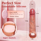 VibratingEuphoria Penis Sleeve Extender with Vibration, App Control & Ball Stretcher
