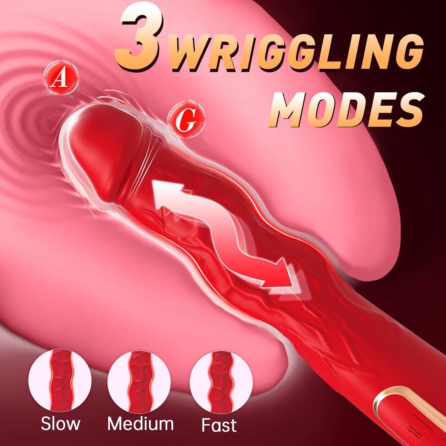 Vibrador de punto G SensualTide de 9.6"