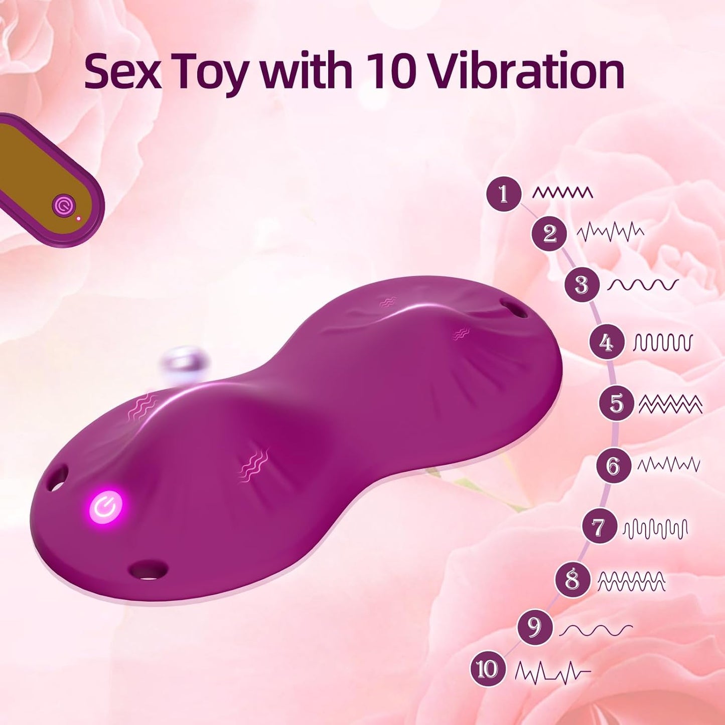 Vibrador de bragas portátil OpalPulse