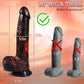 Vibrador Dildo Empujador Grueso de 10" DeepGlide