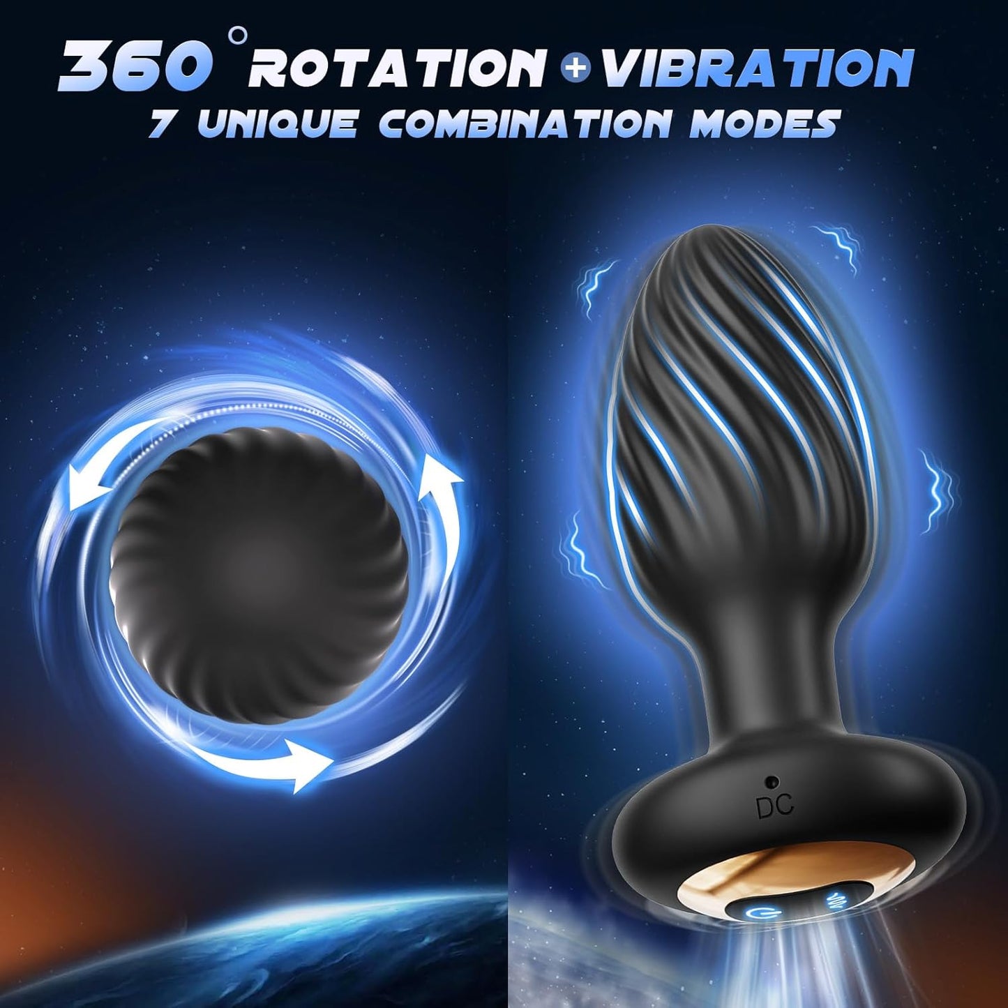 Tapón Anal Giratorio 360° TemptTease