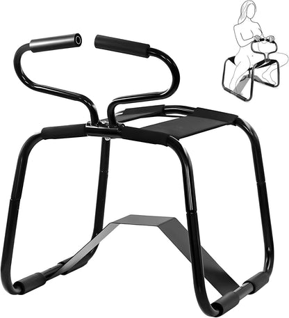ControlBounce Adjustable Bouncing Sex Chair with Handrail