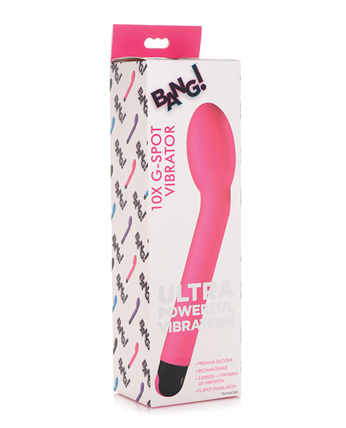Vibrateur point G 10X Bang! - Rose
