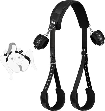 Kit BDSM de correa Sling GripLink del cuello al muslo