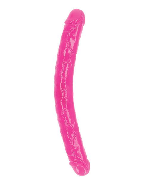 Realrock 15" Double Dong Luminescent Rose Néon