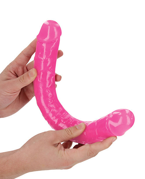 Realrock 15" Double Dong Luminescent Rose Néon