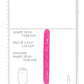 Realrock 15" Double Dong Luminescent Rose Néon