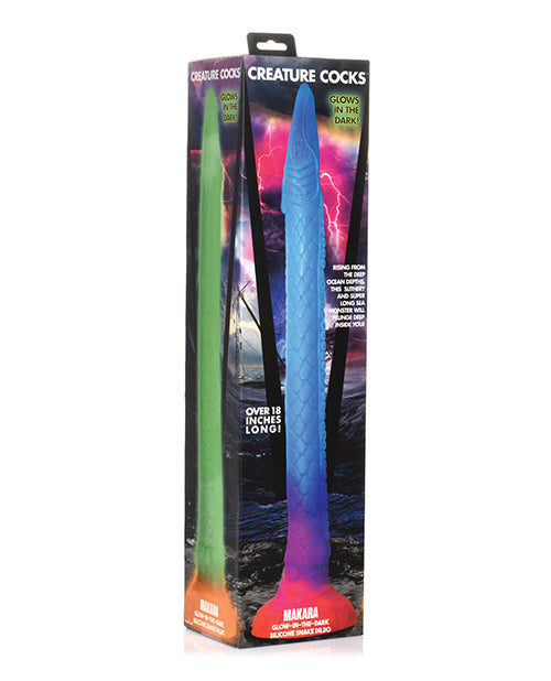 Créature Queues Makara Dildo serpent phosphorescent