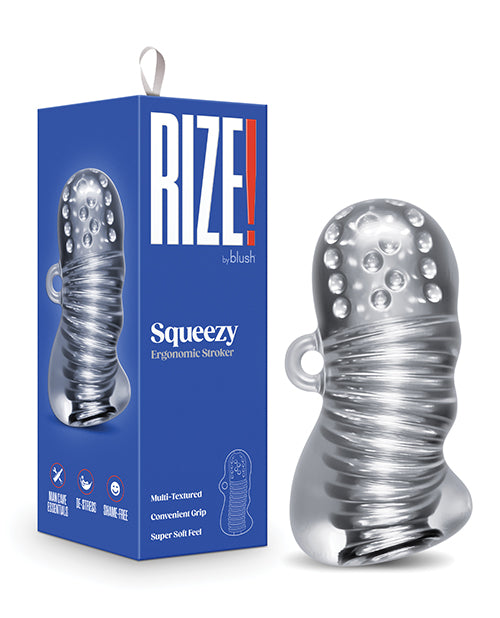 Blush Rize Squeezy Masturbador Masculino - Transparente