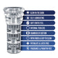 Masturbateur auto-lubrifiant Blush Rize Luz - Transparent