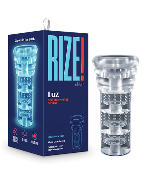 Blush Rize Luz Stroker Autolubricante - Transparente