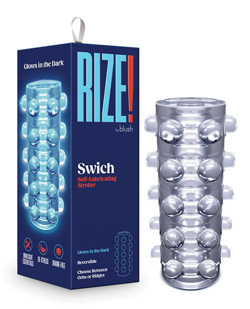 Estimulador auto-lubricante Blush Rize Swich - Transparente