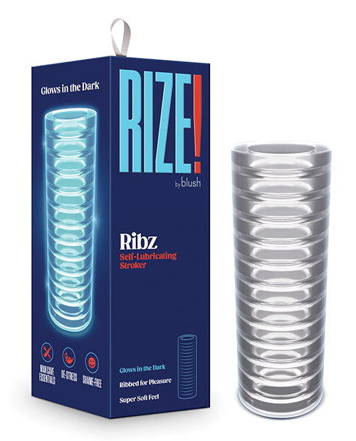 Estimulador Blush Rize Ribz autolubricado - Transparente