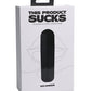 This Product Sucks Lipstick Suction Toy - Black