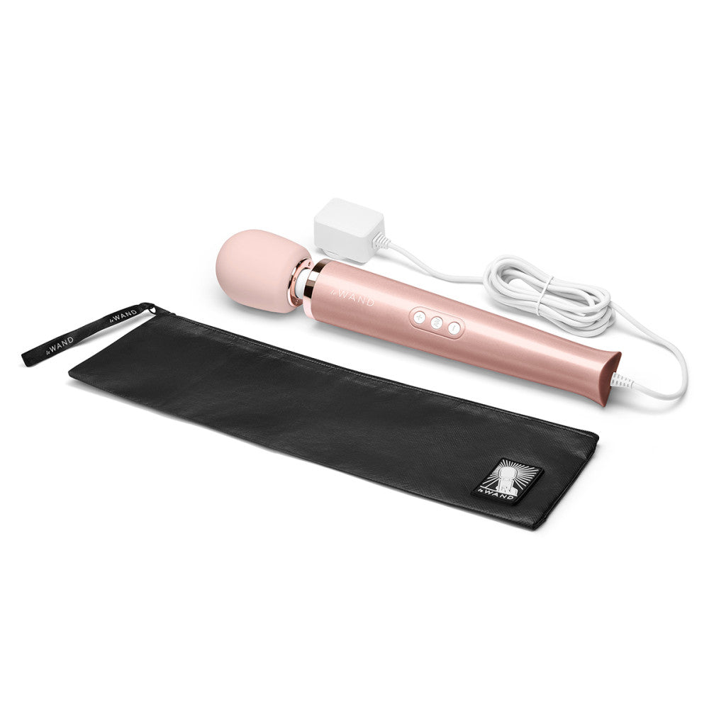 Le Wand Baguette Massante Vibrante Branchable - Or Rose