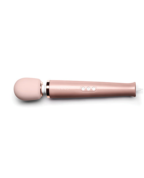 Le Wand Baguette Massante Vibrante Branchable - Or Rose