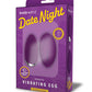 Huevo vibrador a distancia Bodywand Date Night - Morado