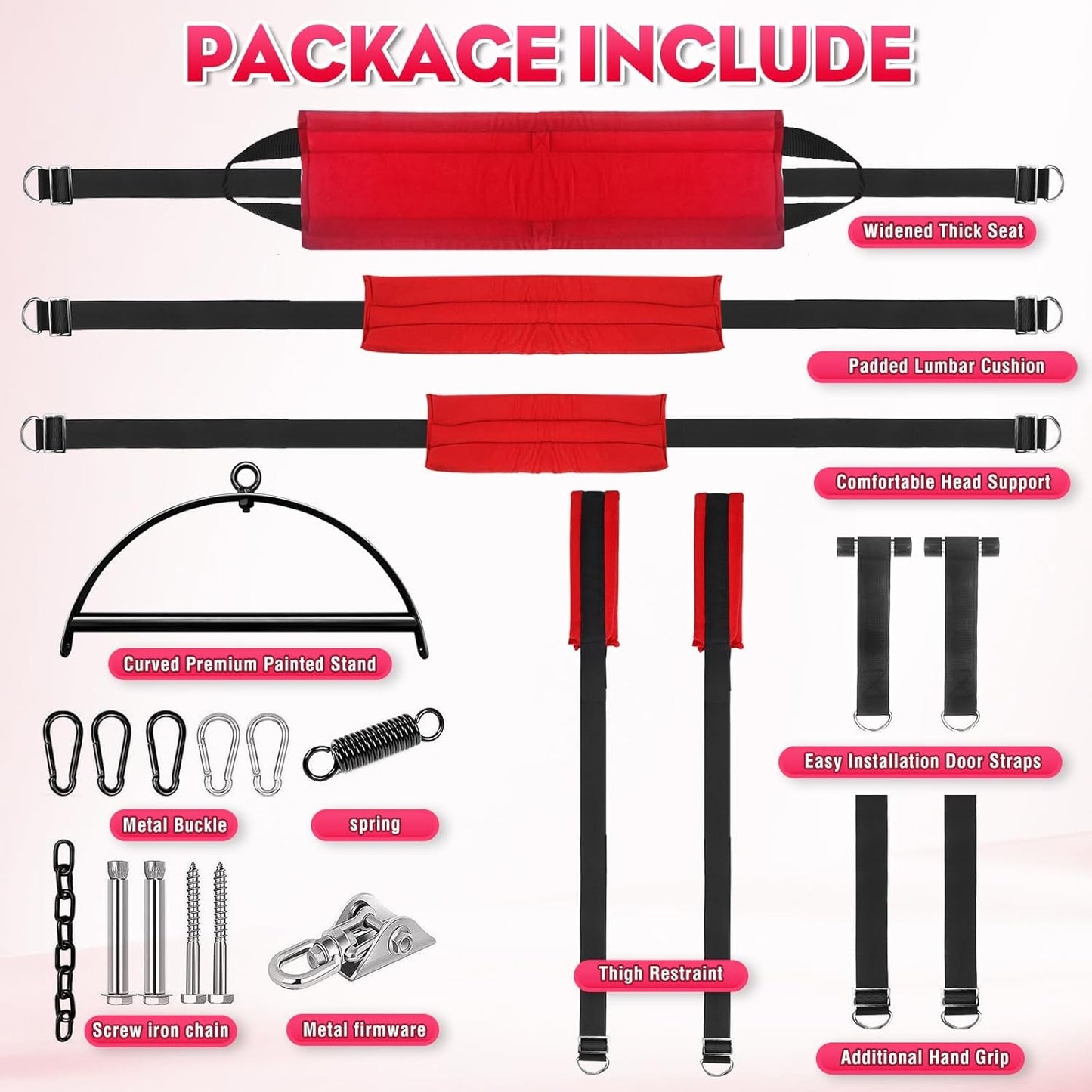 Balanço sexuel rotatif OrbitLift 360° 360 kg
